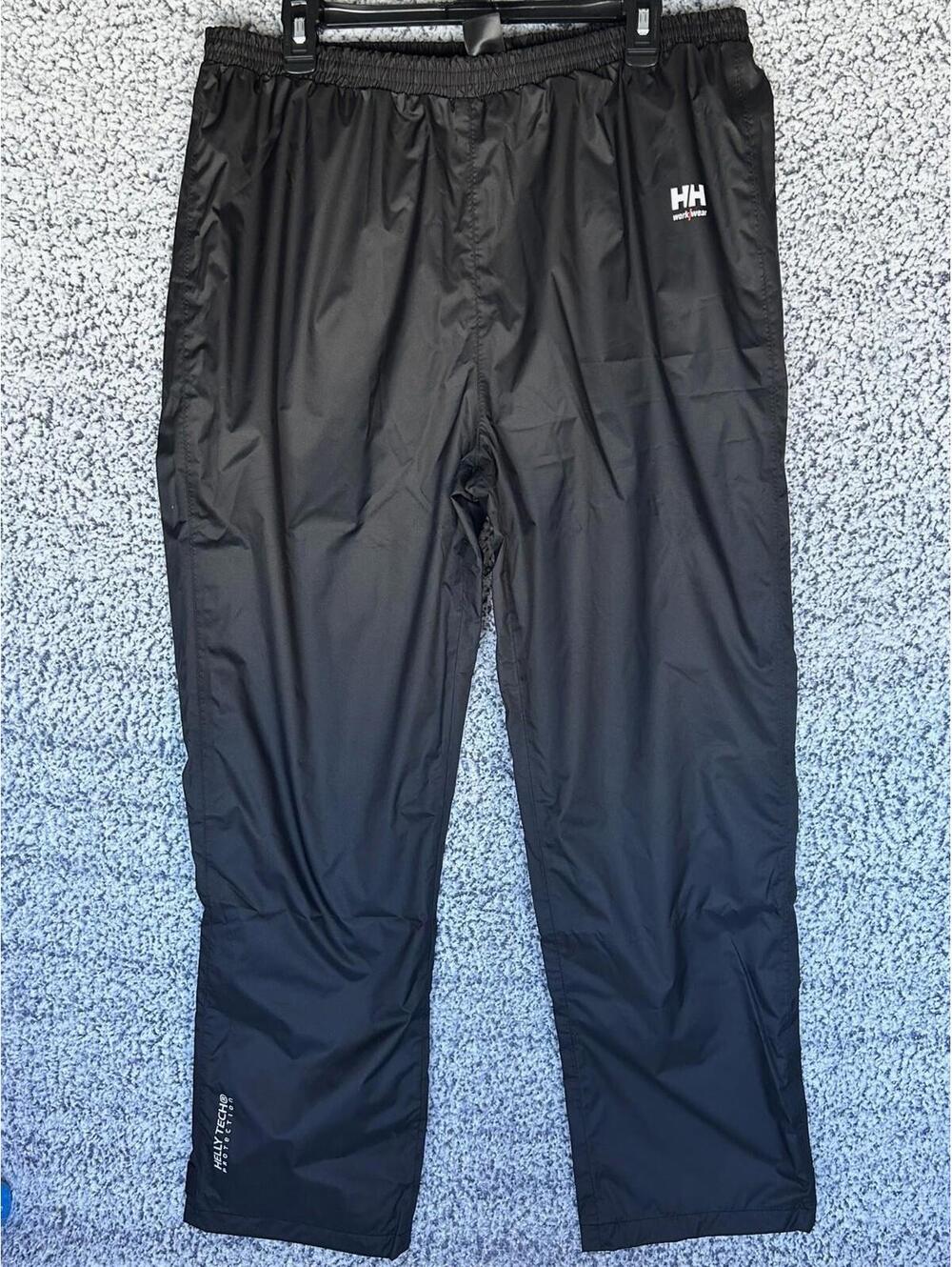 Helly Hansen Manchester Rain Pants 70427 Black Waterproof 2XL Workwear